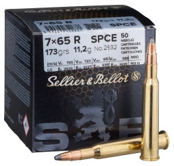 7x65 R Teilmantel CE 11,2g/173grs. Sellier & Bellot 2
