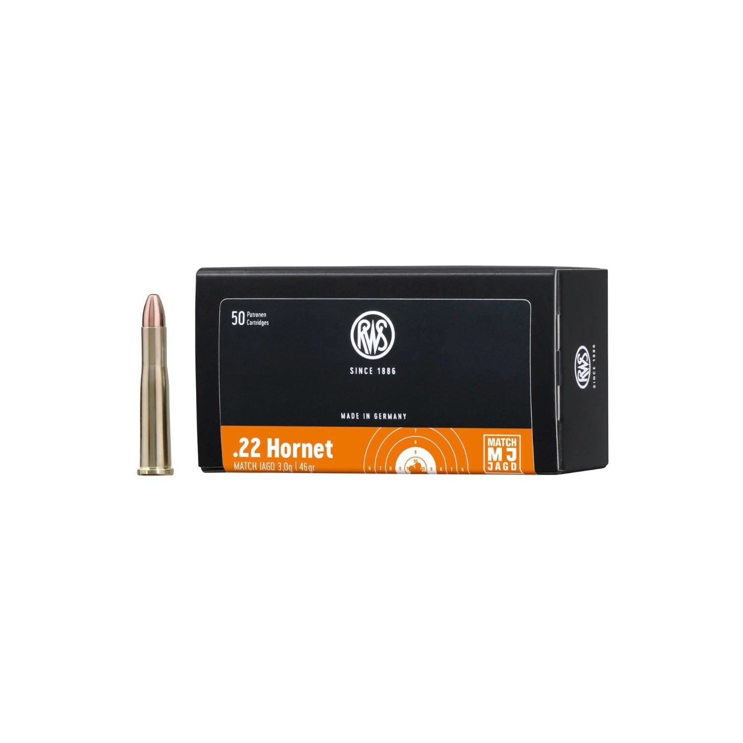 .22 Hornet Match-Jagd 3,0g/46grs. RWS