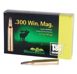 Büchsenmunition .300 Win. Mag, TUG 181 grs. Brenneke