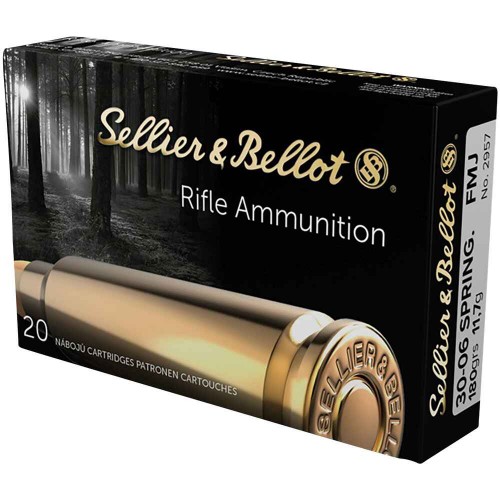 Büchsenmunition .30-06 Spr. Sierra GK 180 grs. Sellier & Bellot
