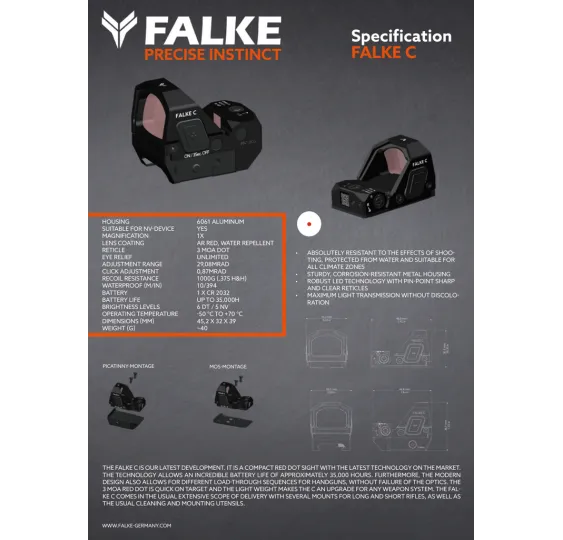 Falke C - ReflexSight