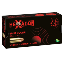 9 mm Luger Hexagon SX 8,0g/124grs. Geco kaufen