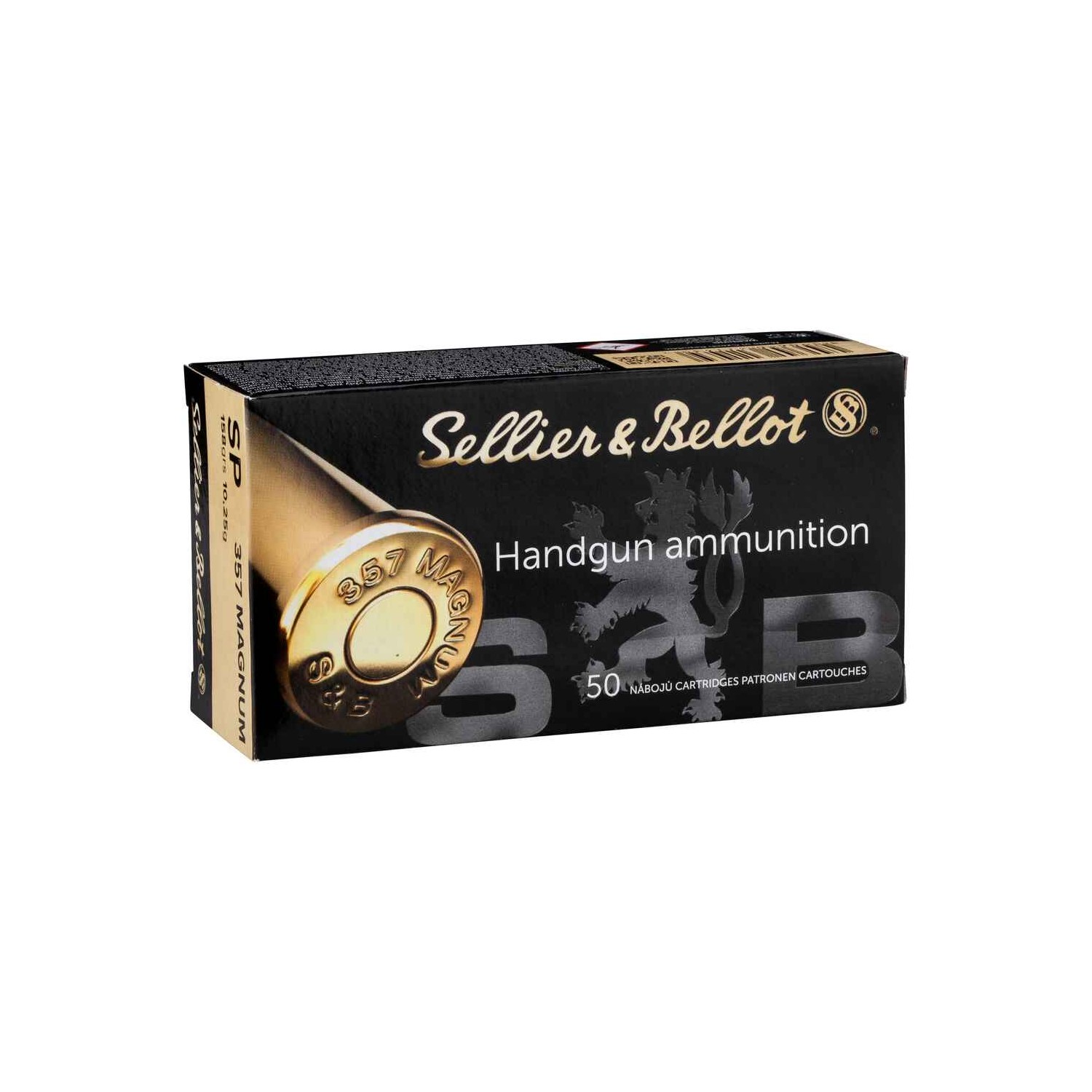 .357 Magnum Teilmantel 10,24/158grs.  Sellier & Bellot