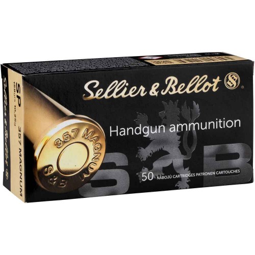 .357 Magnum Teilmantel 10,24/158grs.  Sellier & Bellot