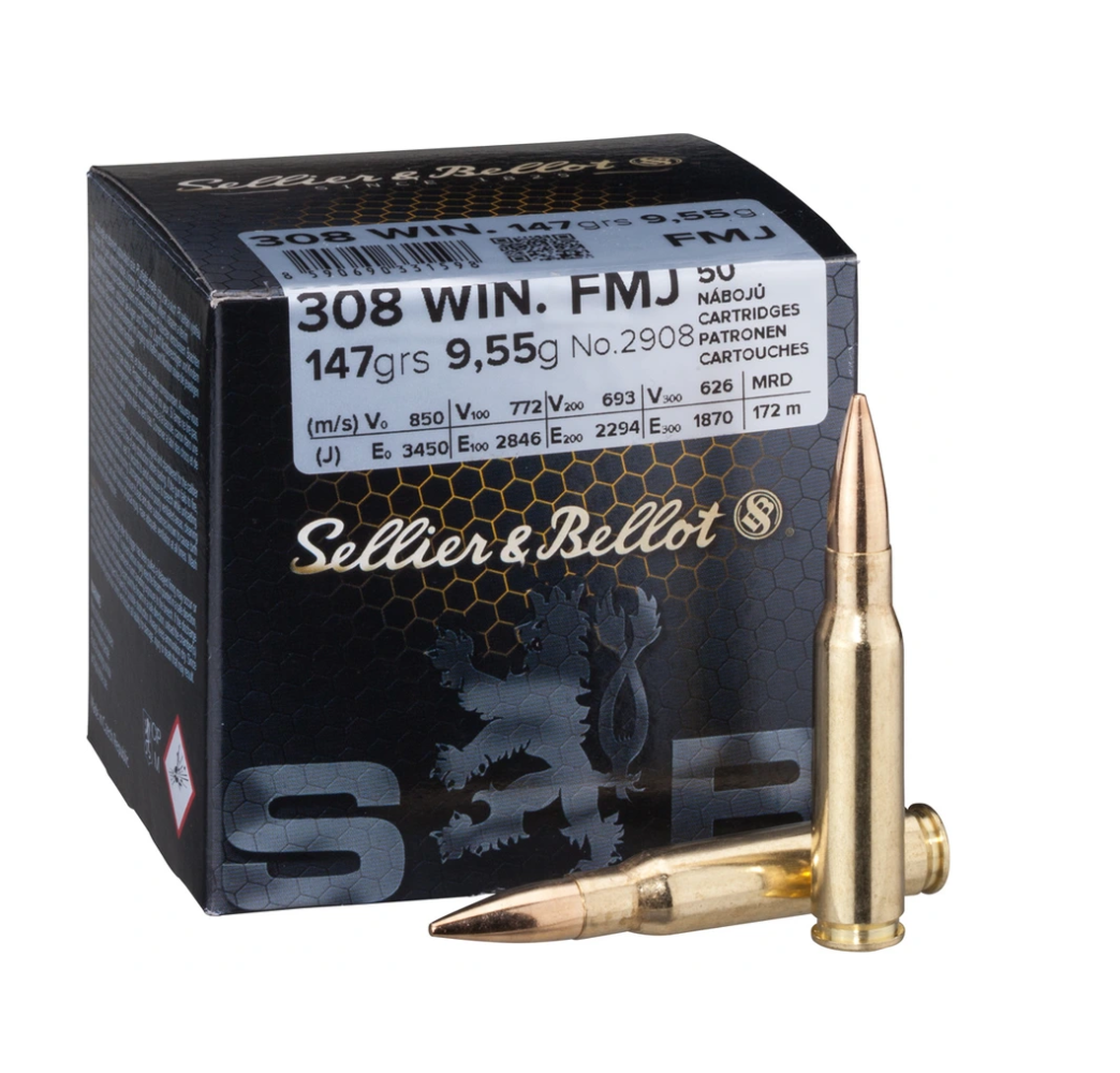 .308 Win. Vollmantel 9,5g/147grs. Sellier & Bellot kaufen