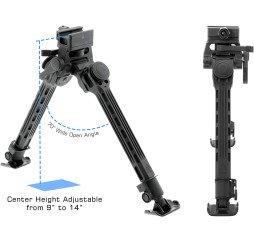 Big Bore Full Stability Bipod, 9"-14" Center Height kaufen