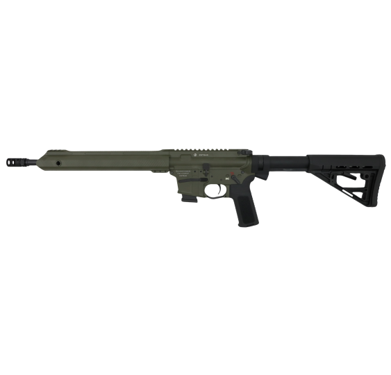 Schmeisser AR15-9 Sport M Schubschaft + NoRec OD Green