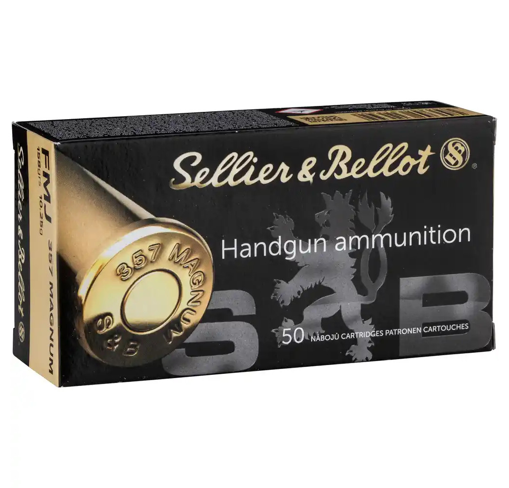 Sellier & Bellot .357 Mag. Vollmantel 10,24g/158grs. kaufen Sellier & Bellot .357 Mag. Vollmantel 10,24g/158grs. kaufen
