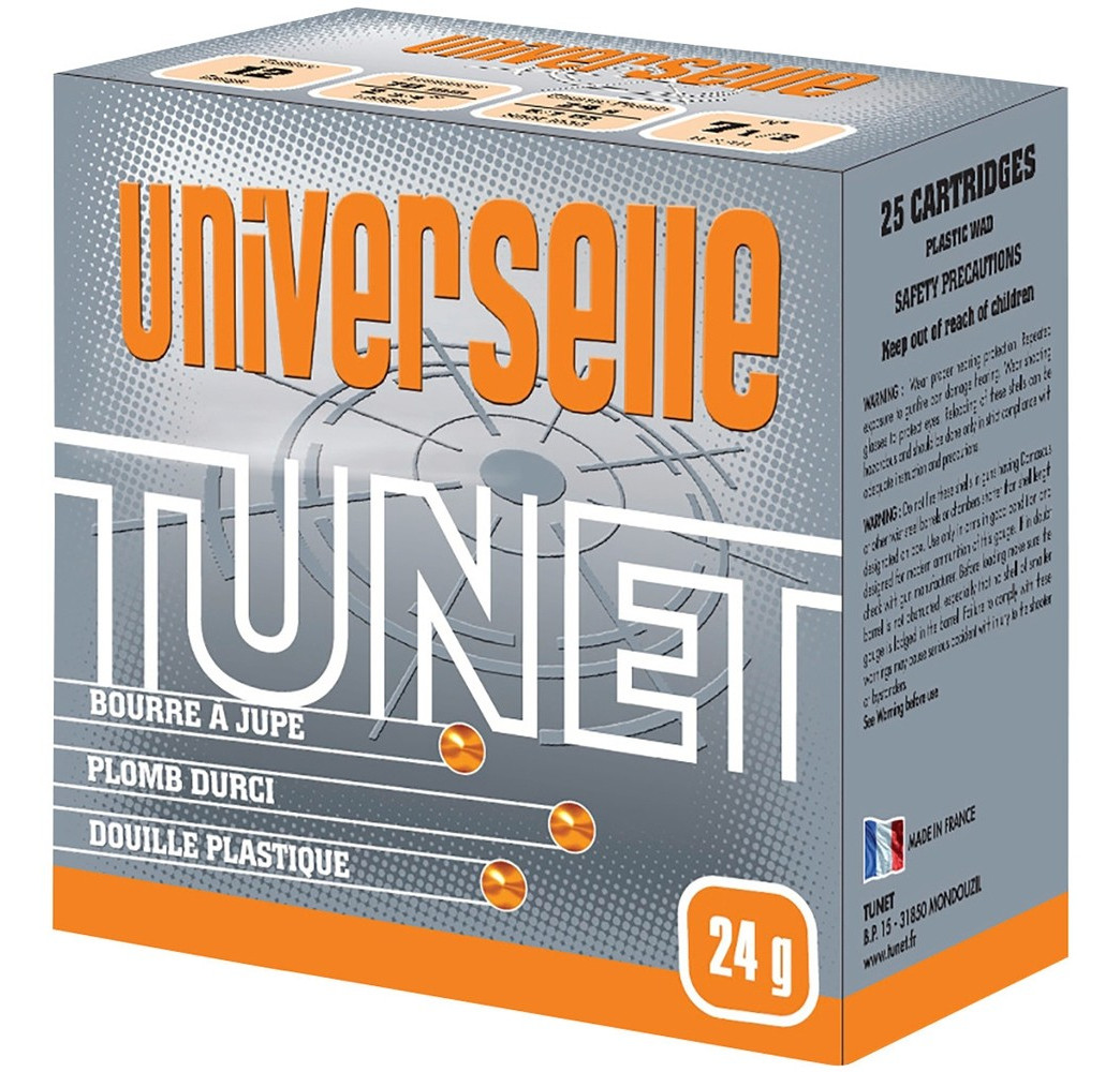 12/70 Universelle Trap 2,4mm 24g. Tunet |✅Flintenmunition online ka... 12/70 Universelle Trap 2,4mm 24g. Tunet |✅Flintenmunition online ka...