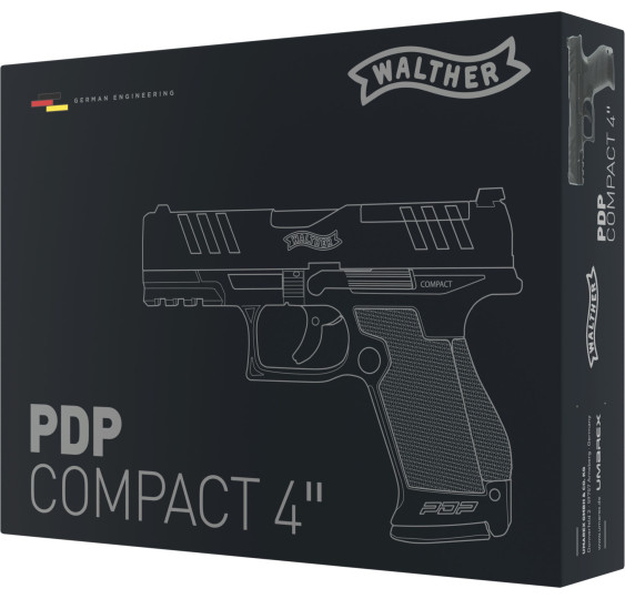 Walther PDP Compact 4" - Co2-Pistole Kaliber 4,5 mm Stahl BB (P18)