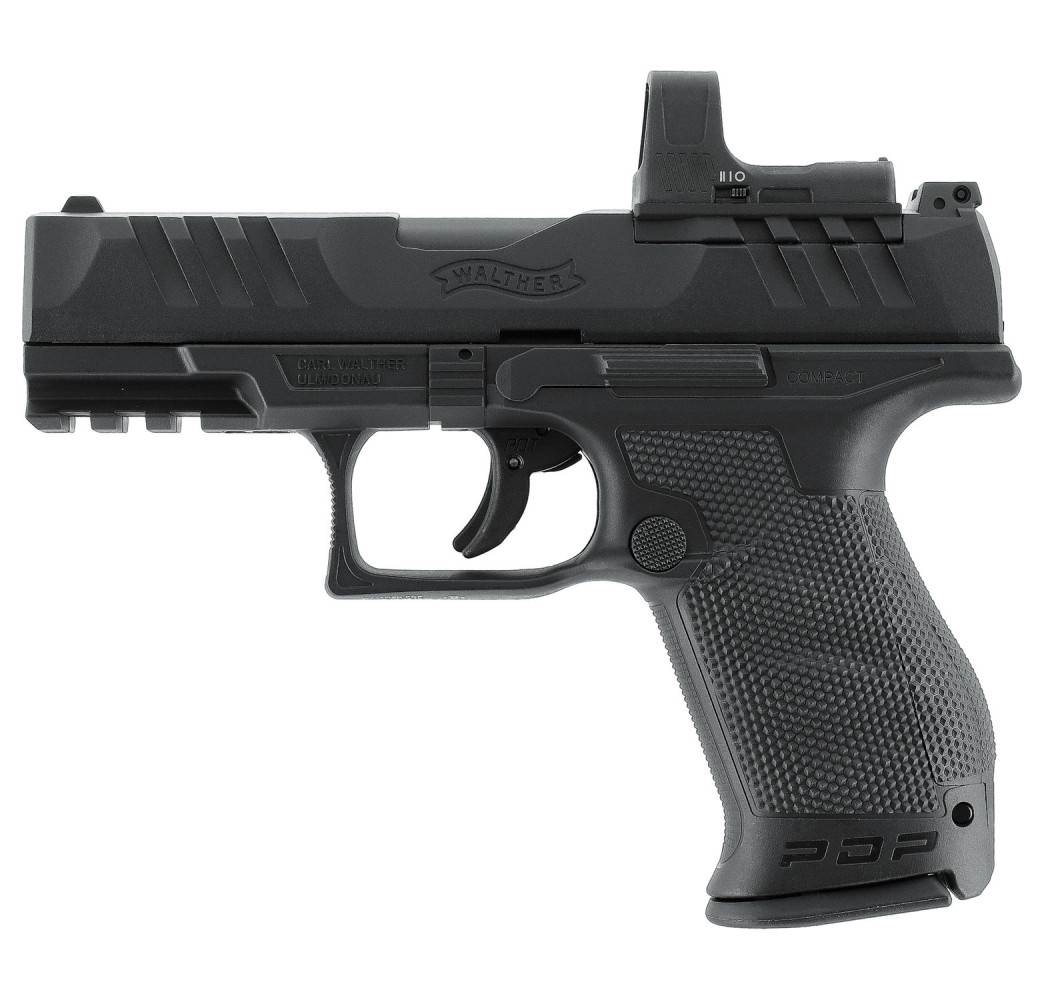 Walther PDP Compact 4" SET- Co2-Pistole Kaliber 4,5 mm Stahl BB (P1...